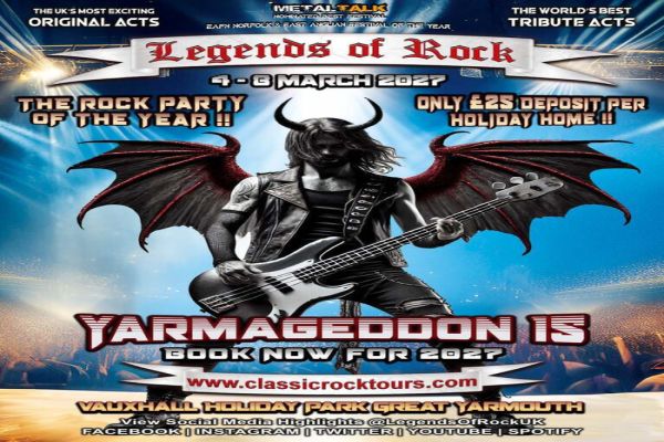 Legends Of Rock Festival 2027 - Great Yarmouth, UK — event image